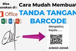 Barcode Tanda Tangan Gratis